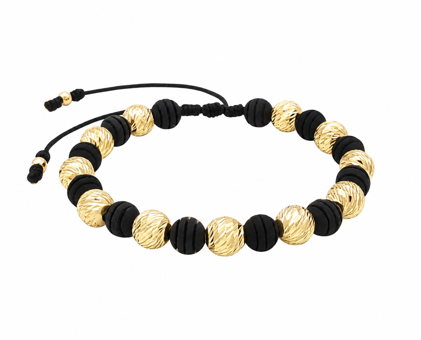 BRACELET WITH GOLD BEADS