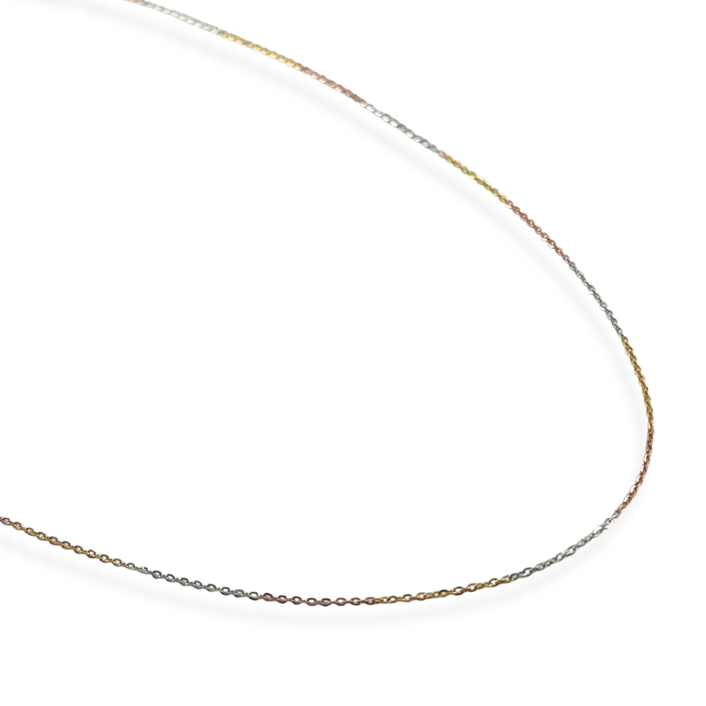 LINK CHAIN TRICOLOR GOLD