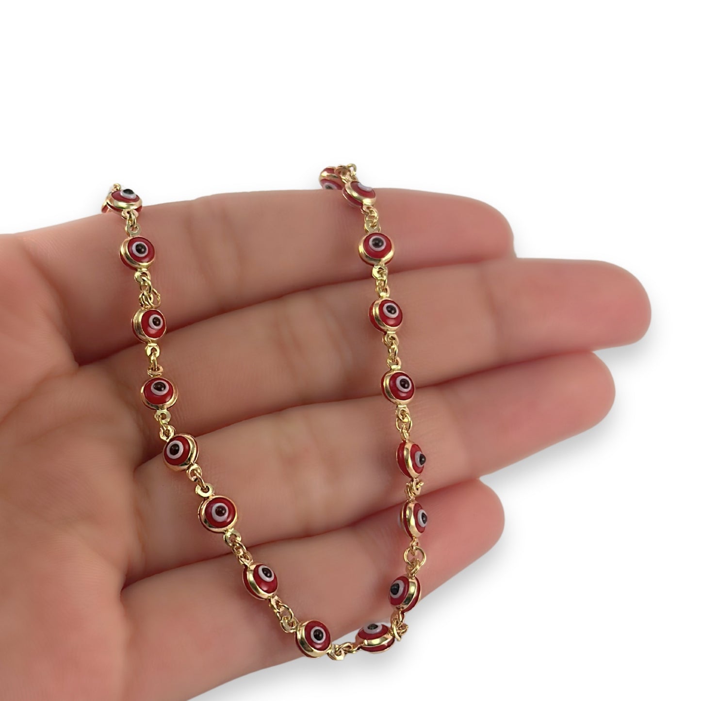 PULSERA DE OJO MALVADO ROJO