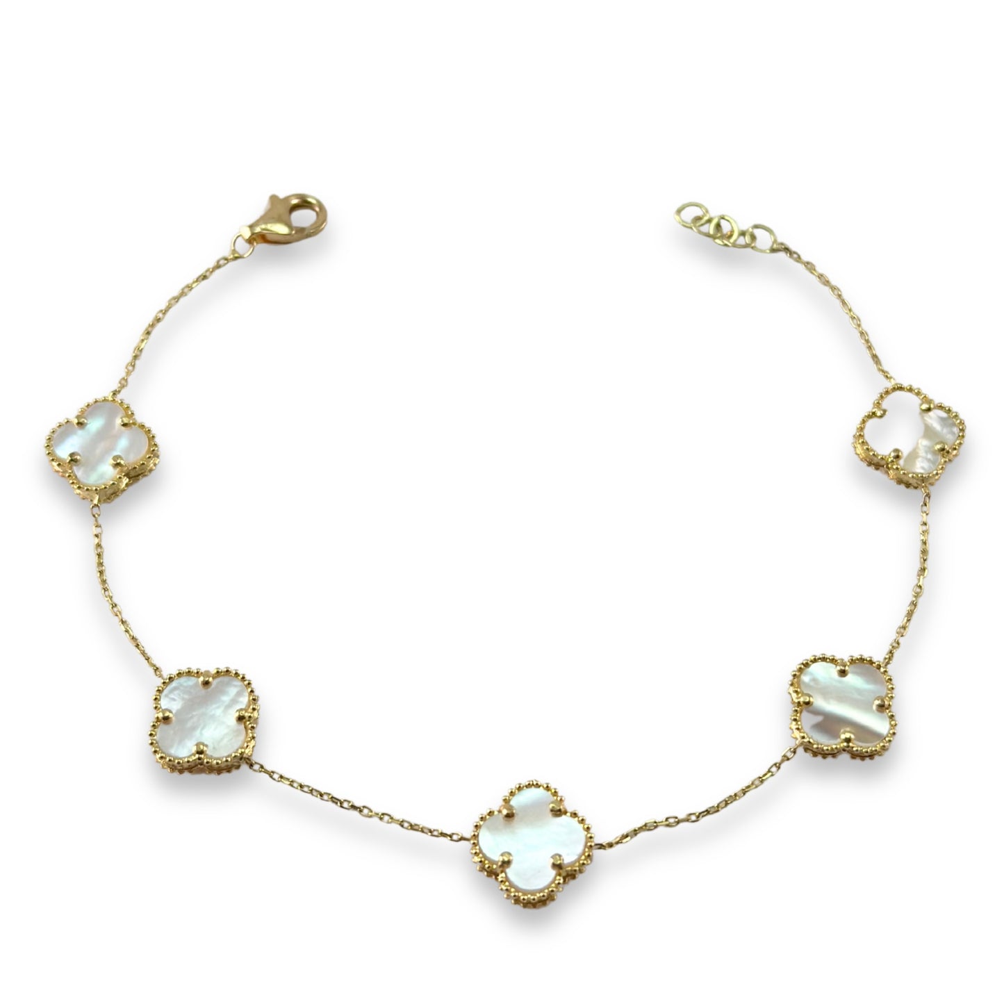 WHITE CLOVER BRACELET