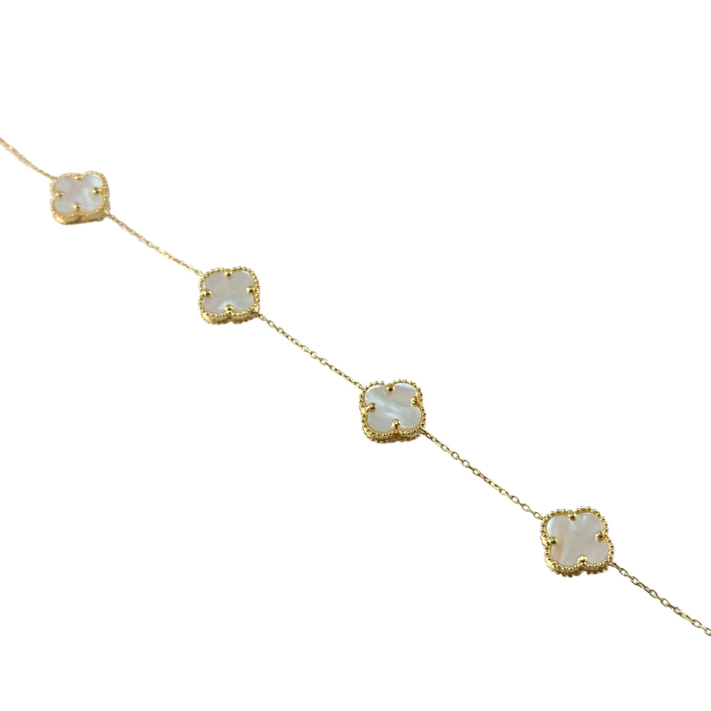 WHITE CLOVER BRACELET