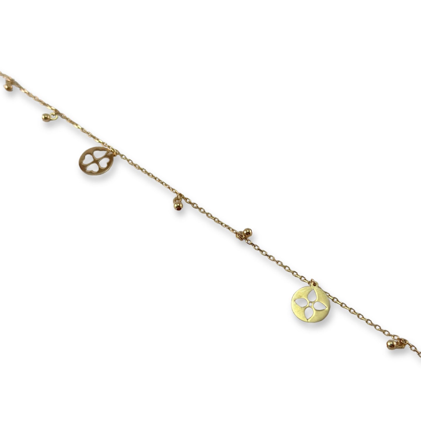 CLASSIC LINK ANKLET WITH CHARM