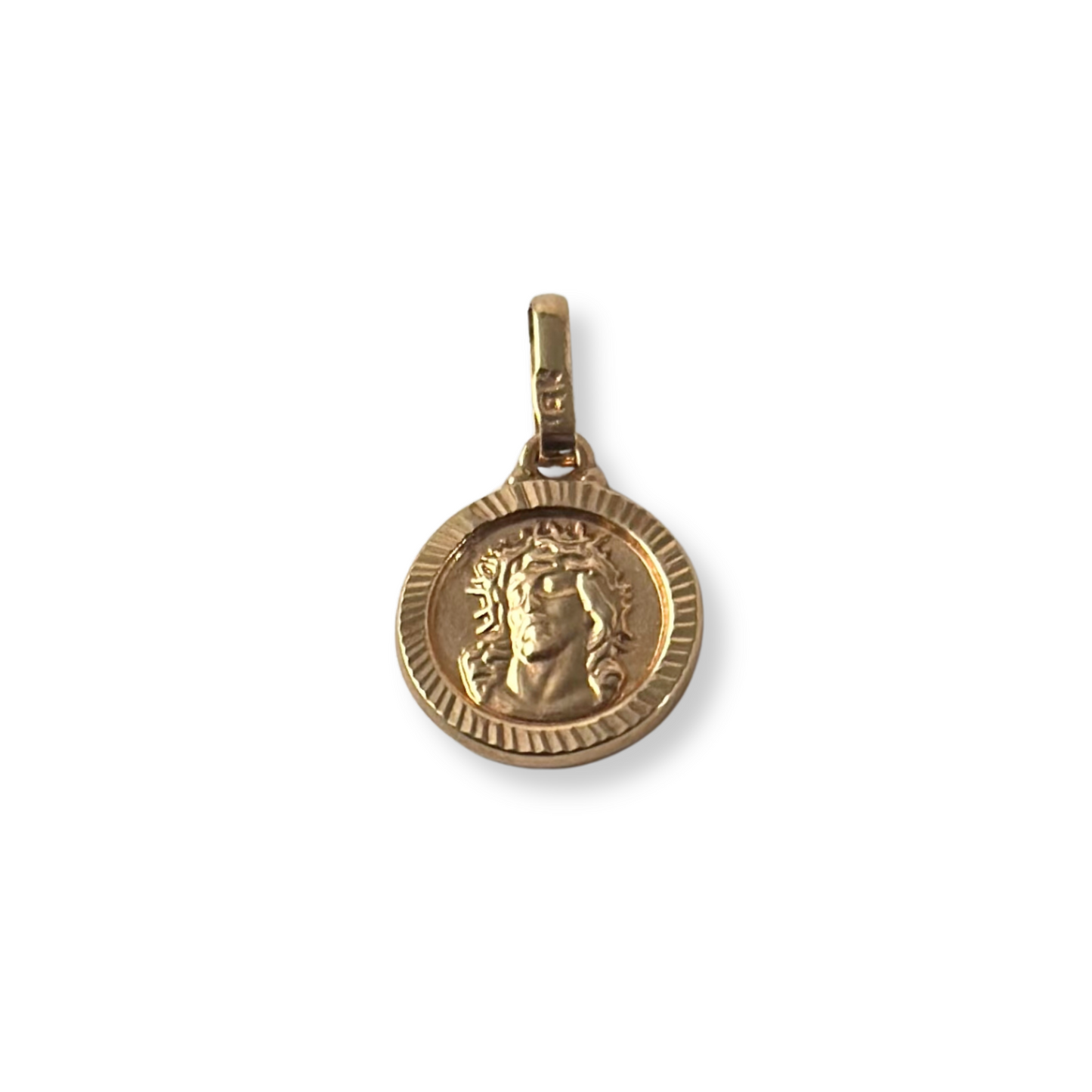 JESUS FACE MEDAL PENDANT