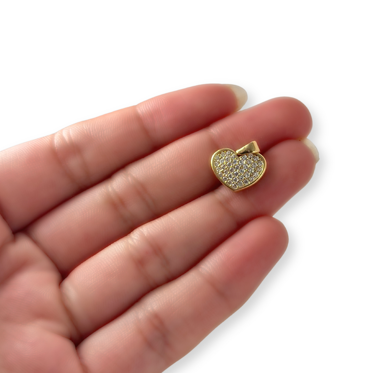 HEART PENDANT WITH CUBIC ZIRCONIA