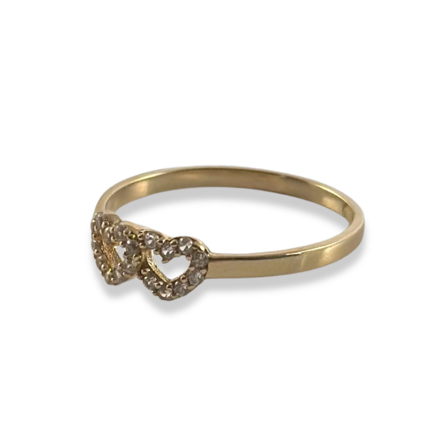DOUBLE HEART RING