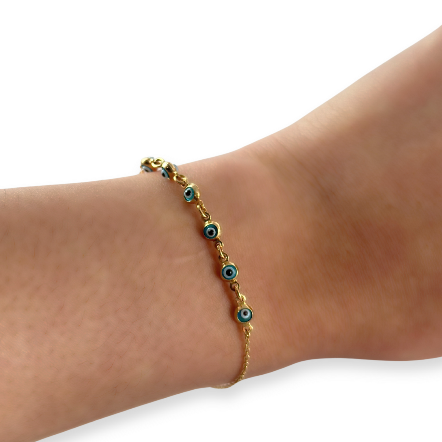 ADJUSTABLE EVIL EYE BRACELET