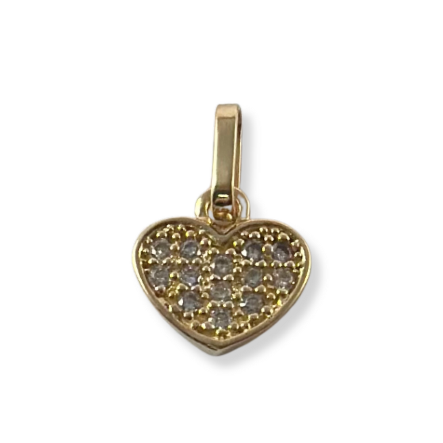 DIJE CORAZÓN C/PIEDRA