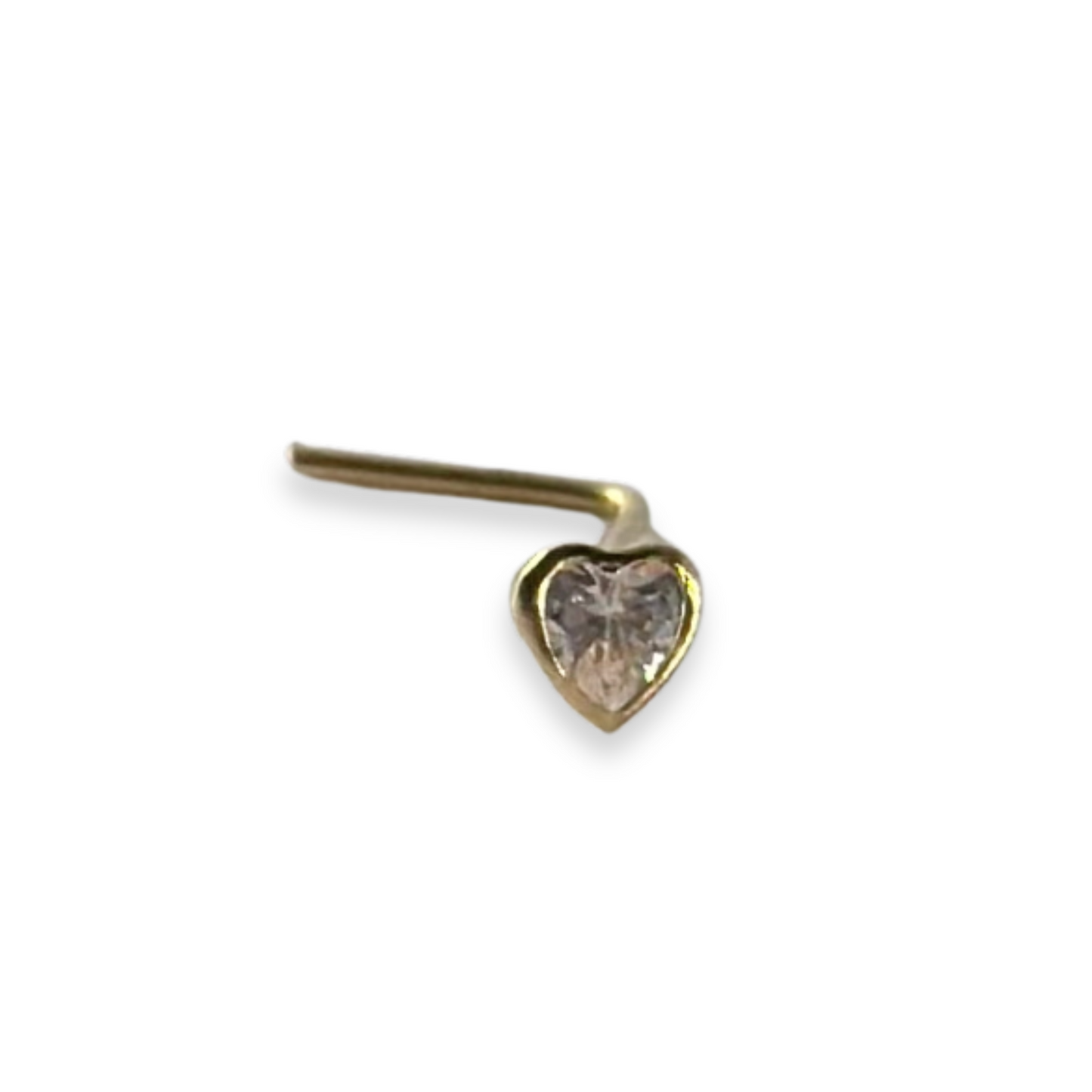 PIERCING DE NARIZ CORAZON C/PIEDRA