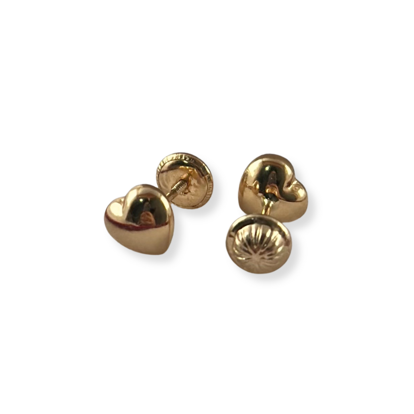 HEART STUD AERRINGS SMALL