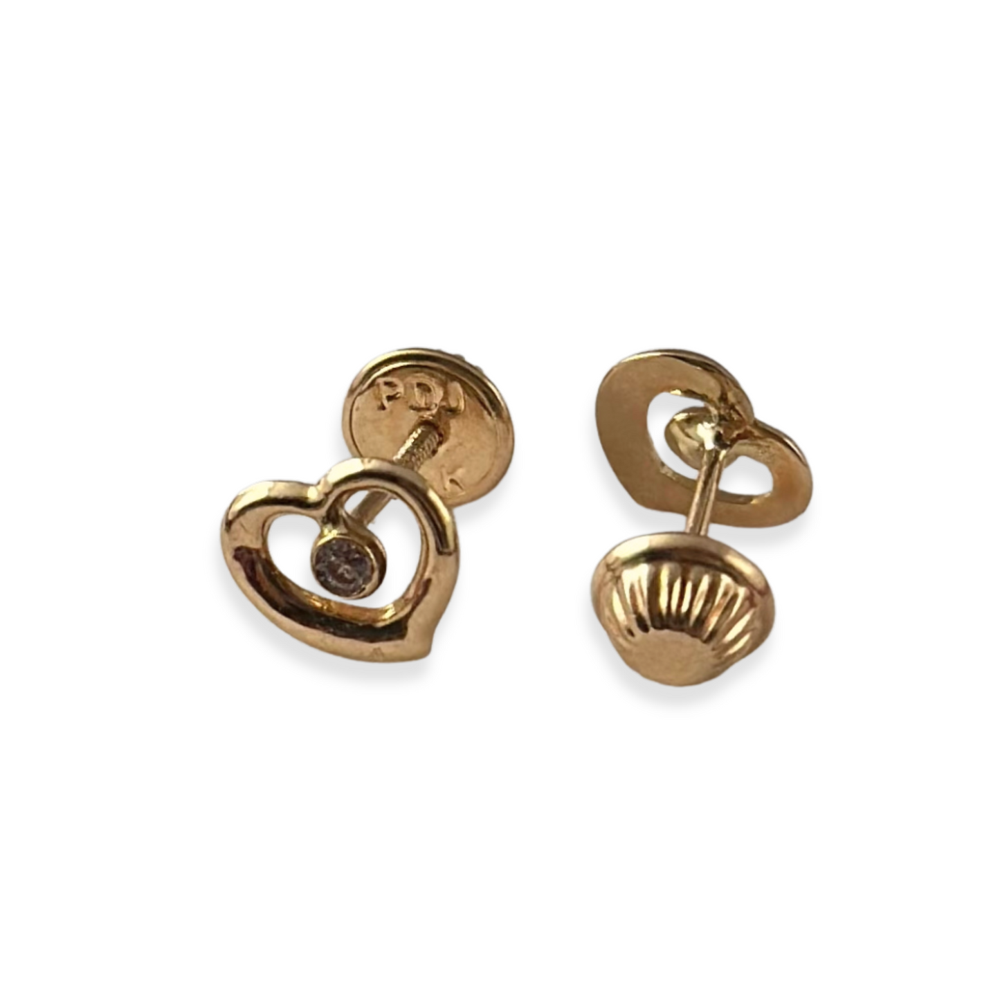 HEART STUD EARRINGS
