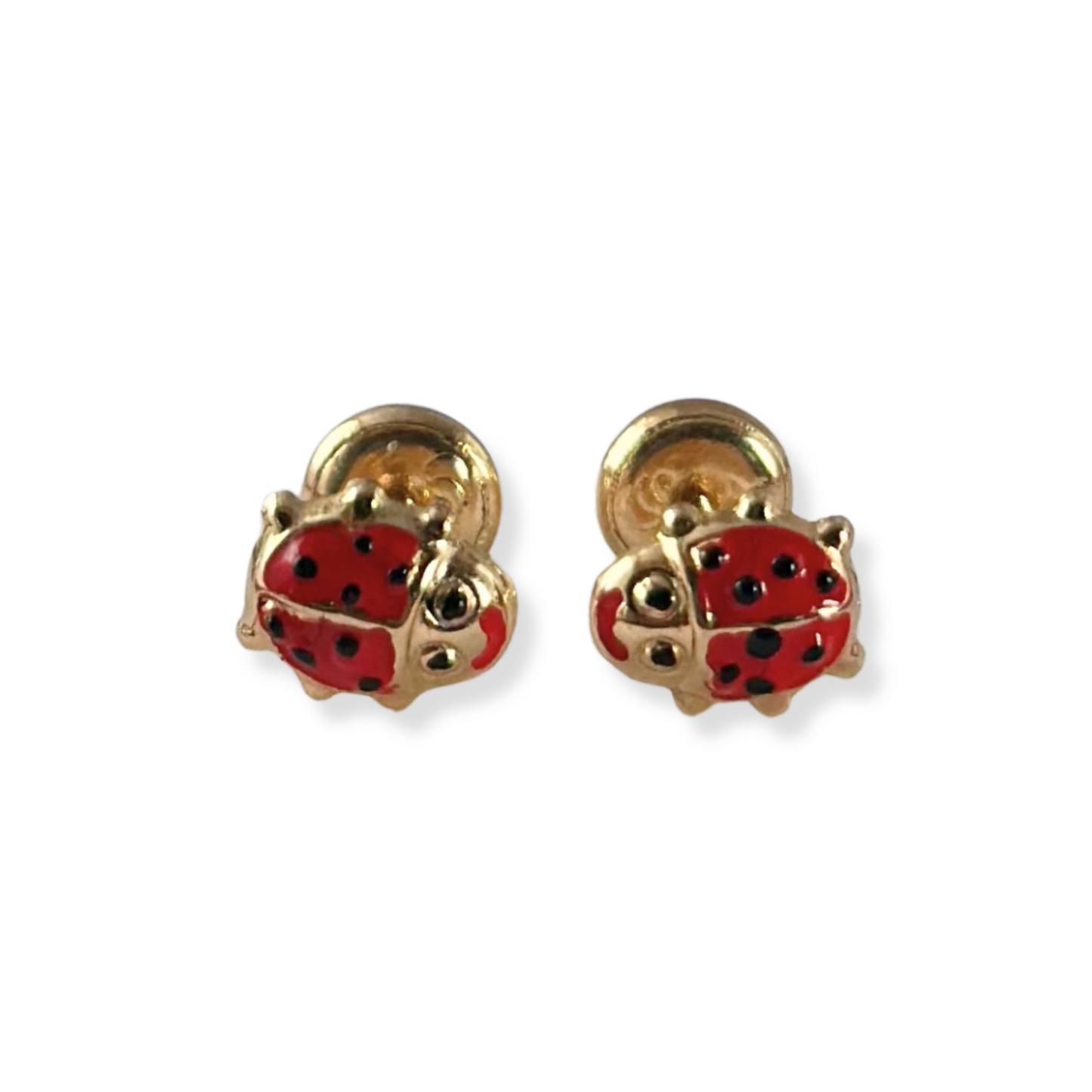 LADYBUG STUD EARRINGS