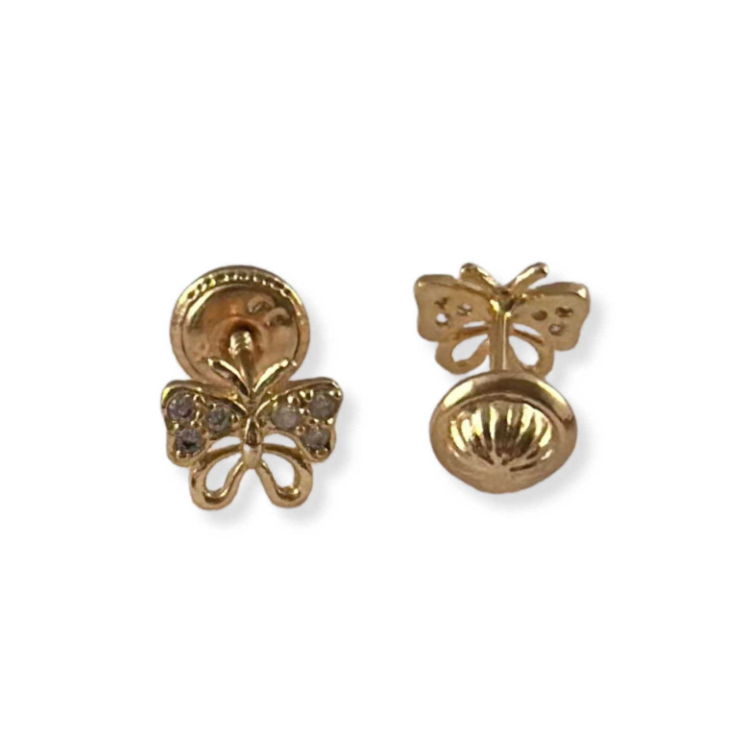 BUTTERFLY STUD EARRINGS