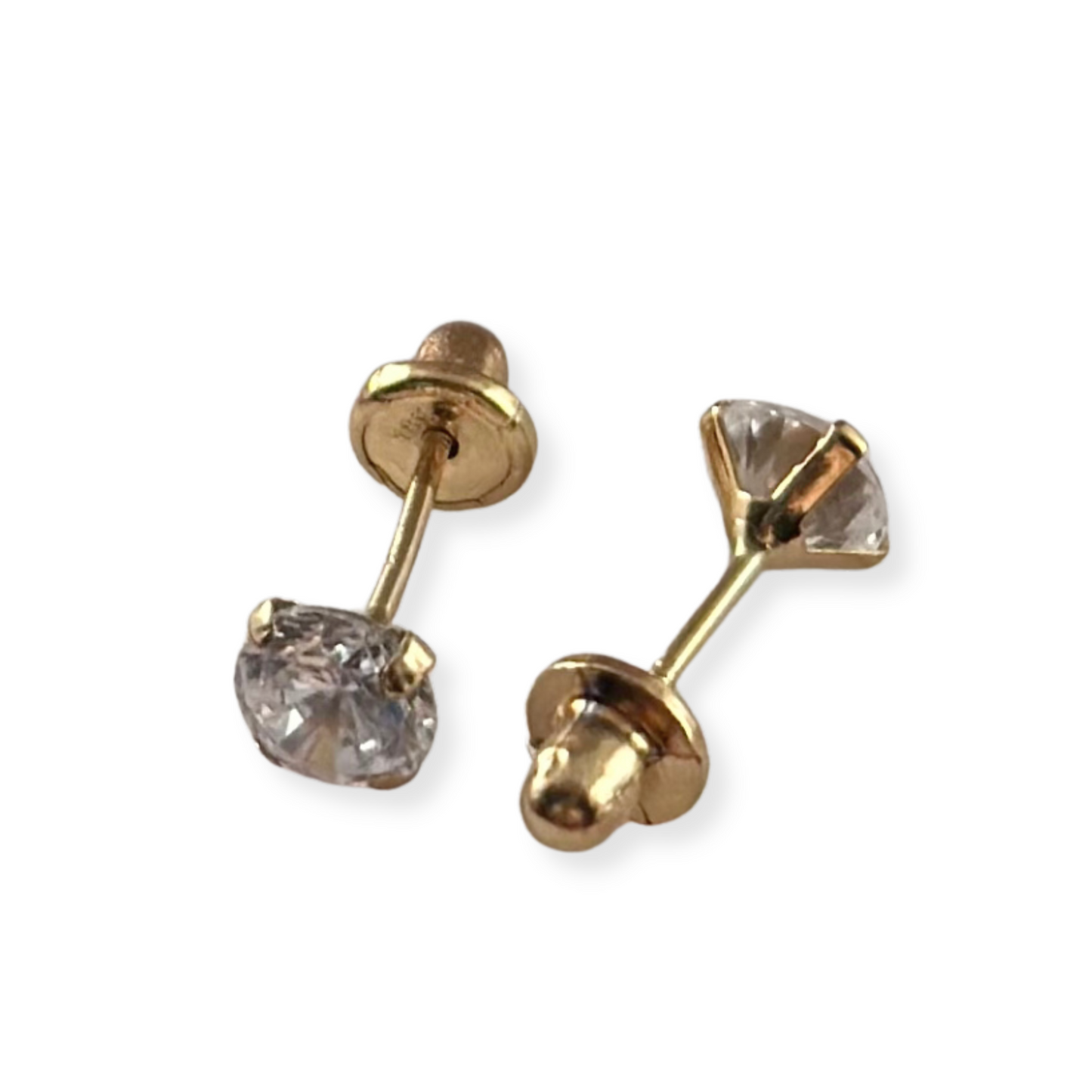 CENTER STONE EARRINGS