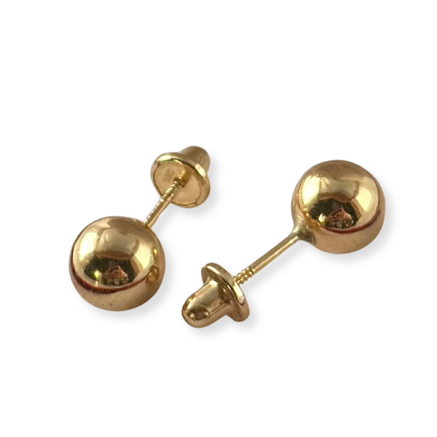 BALL STUD EARRING SIZE 4