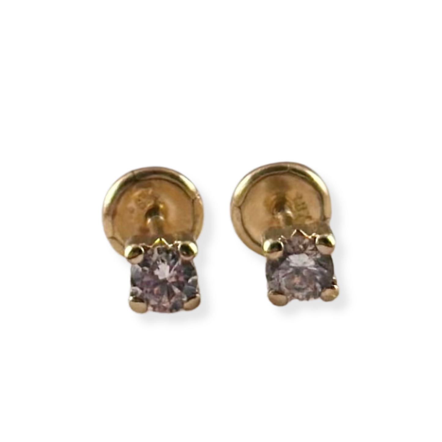 CENTER STONE EARRINGS