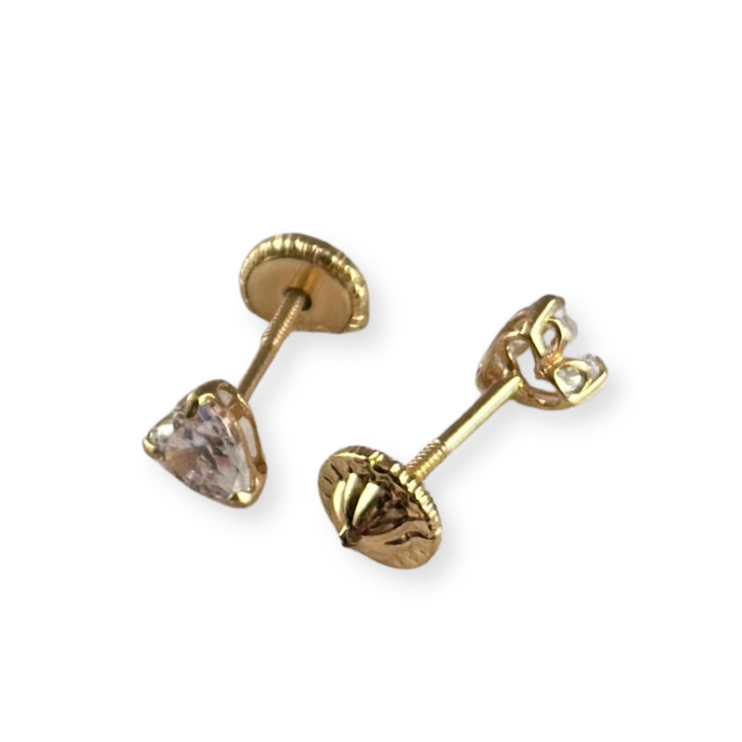 HEART STONE EARRINGS