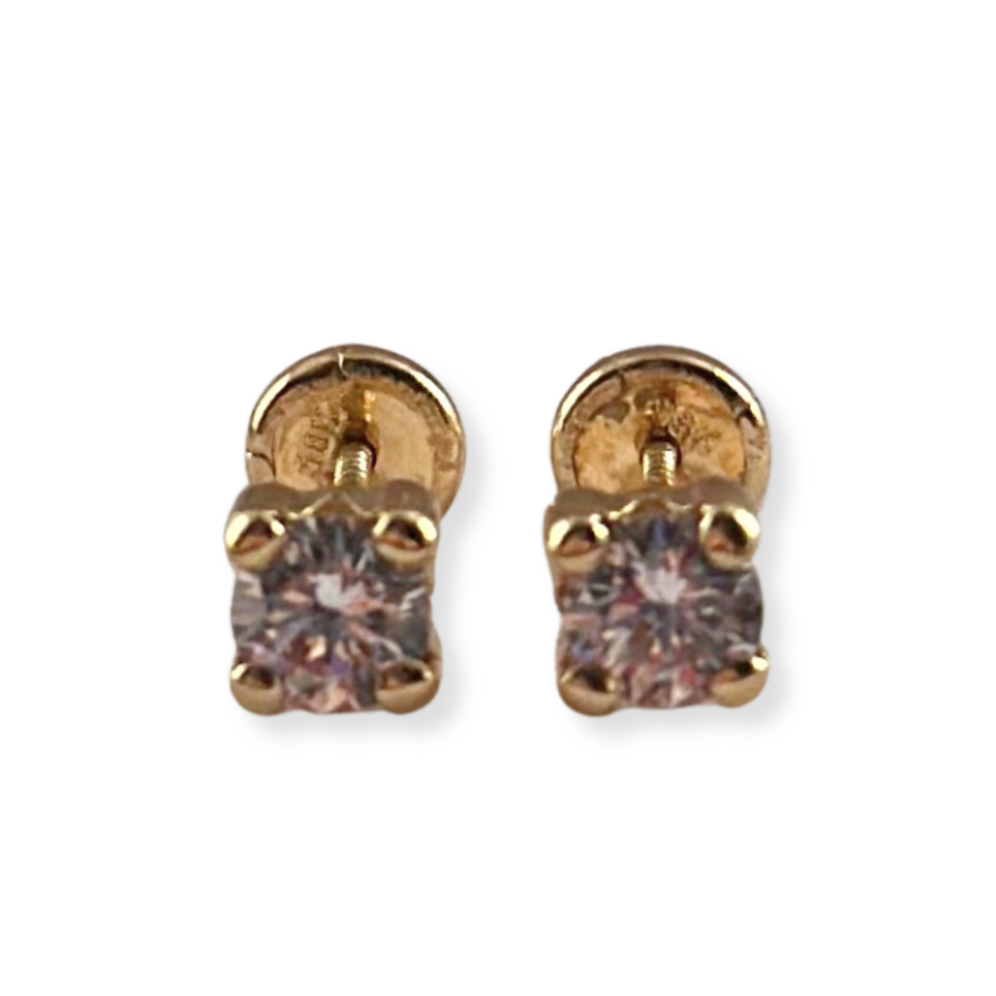CENTER STONE EARRINGS