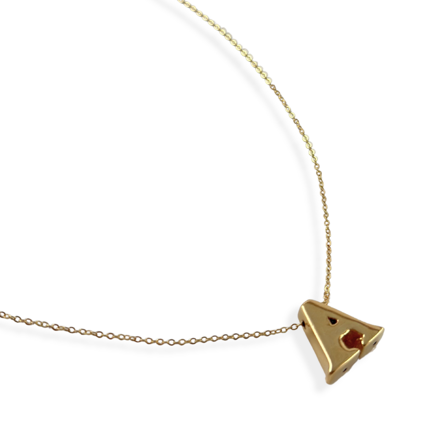 NECKLACE WITH LETTER A