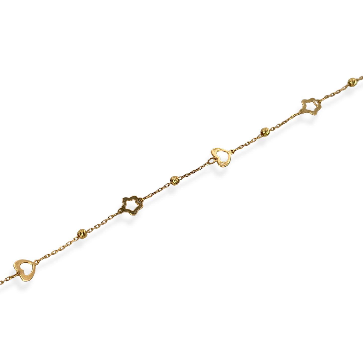 HEART BRACELET WITH BEAD