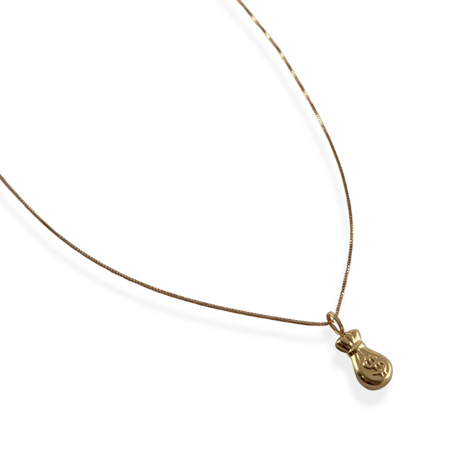 CHAINS WITH MONEY BAG PENDANT