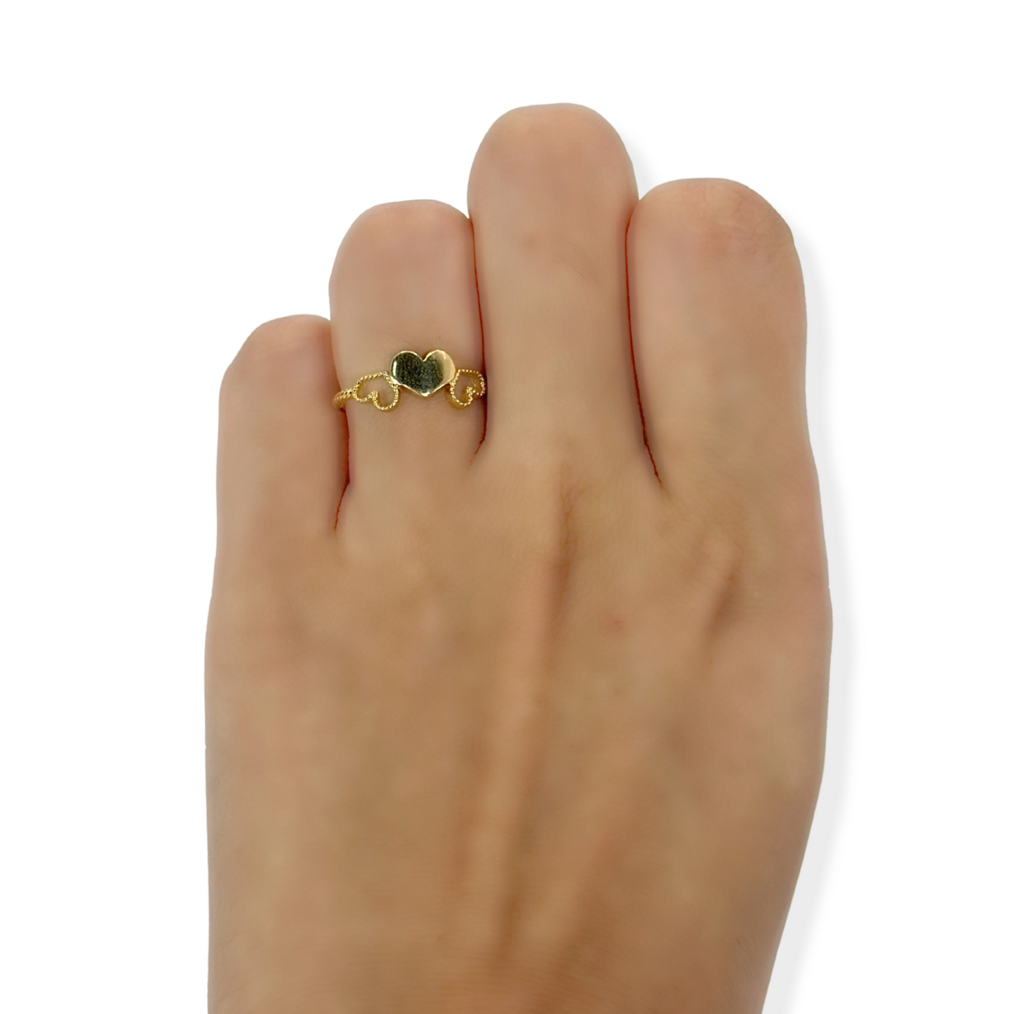 THREE HEART RING