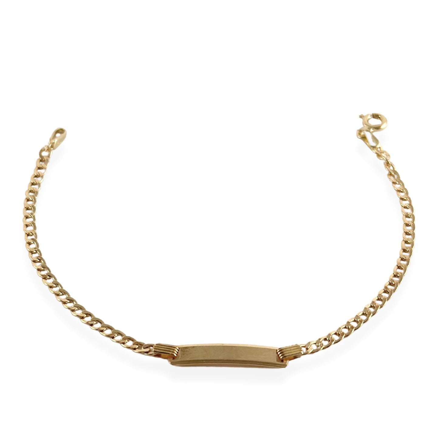BABY CUBAN BRACELET WITH NAMEPLATE