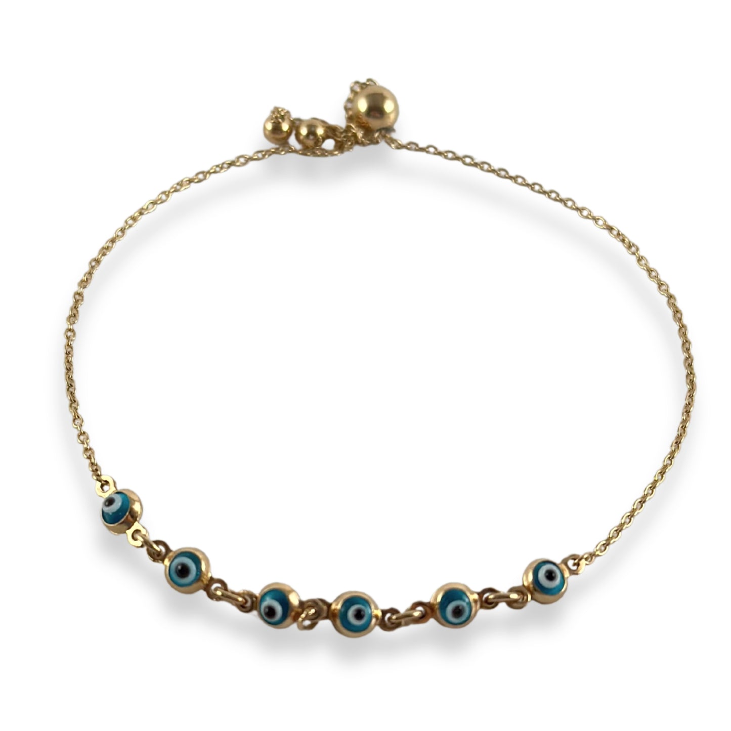 ADJUSTABLE EVIL EYE BRACELET
