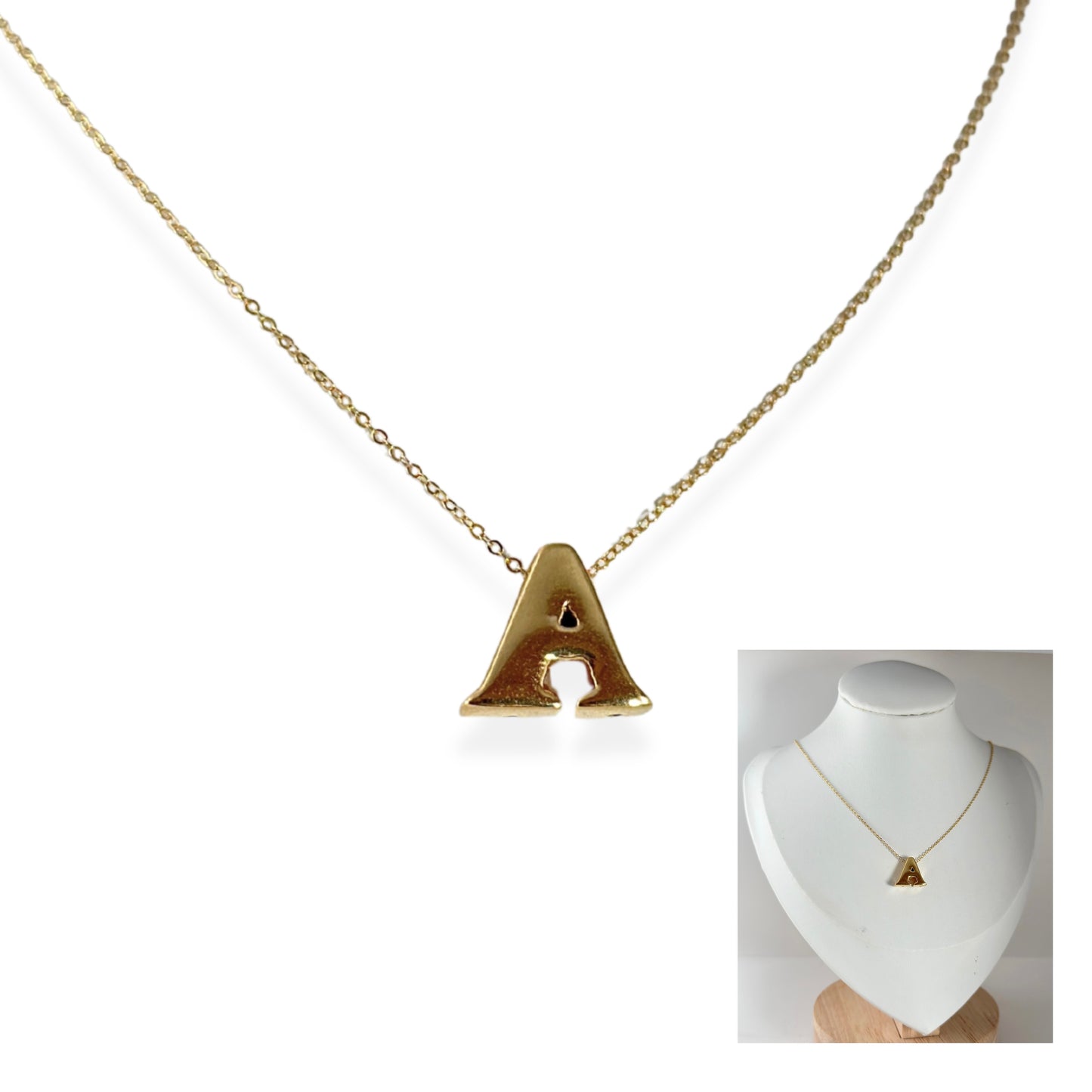 NECKLACE WITH LETTER A