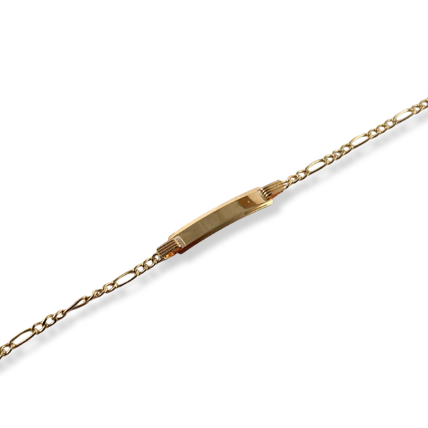 BABY FIGARO BRACELET WITH NAMEPLATE