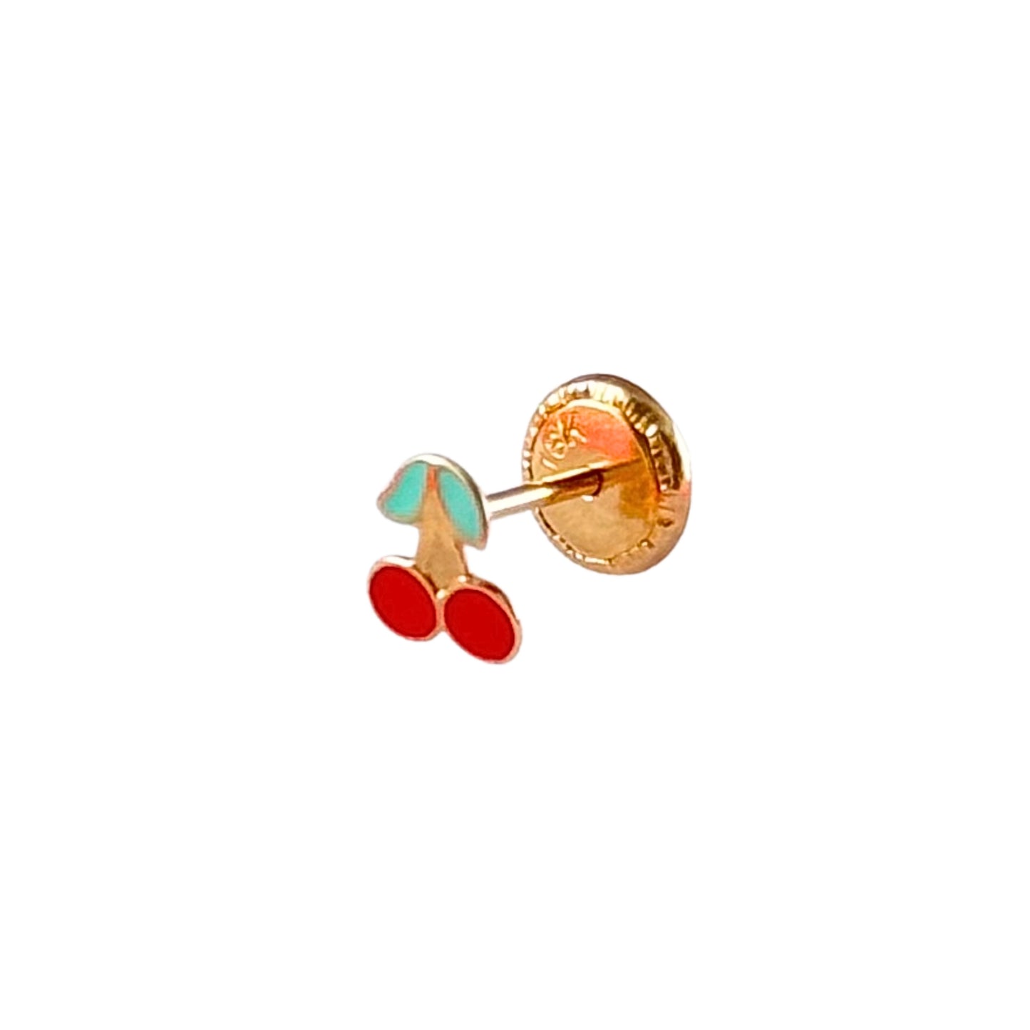 CHERRY STUD EARRINGS