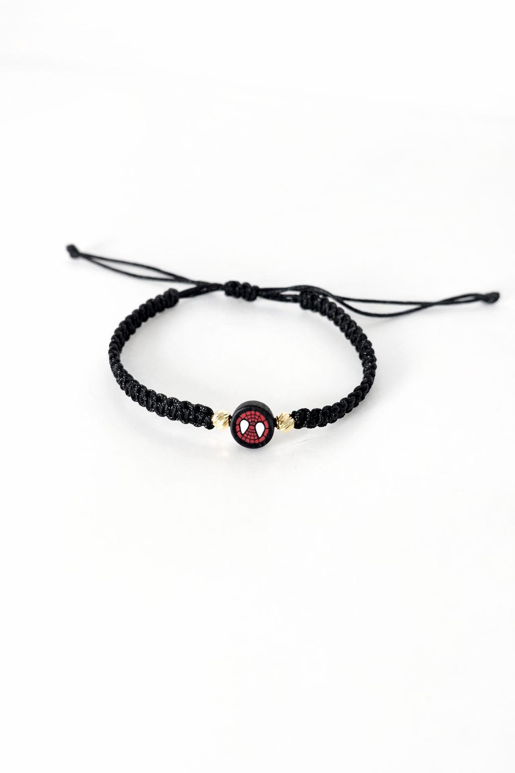 BRAIDED SPIDERMAN BRACELET WITH GOLD – BOY