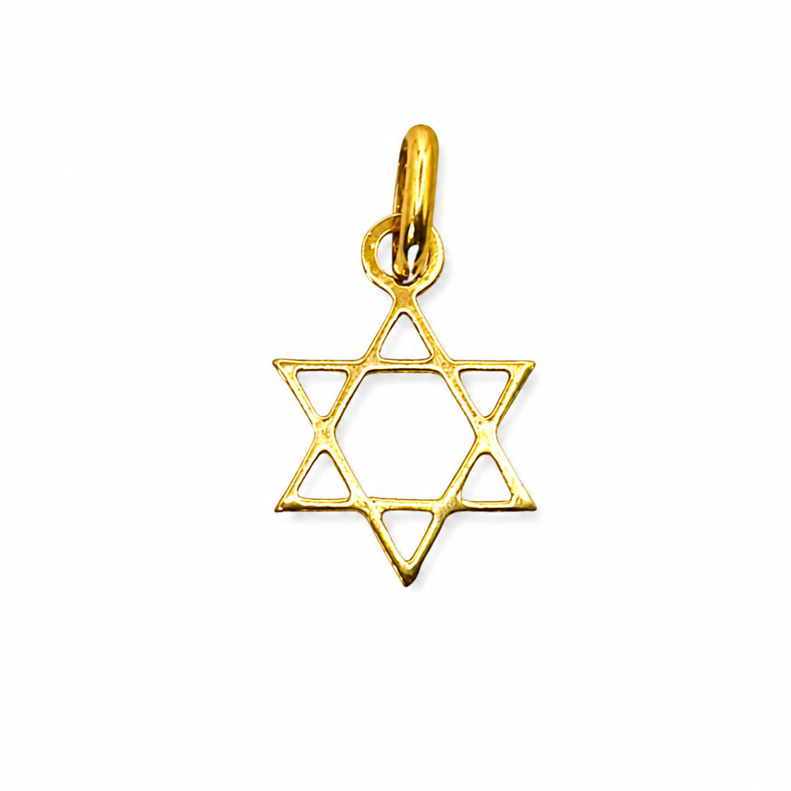 STAR PENDANT / PER PIECE / 2 cm / 18K ITALIAN GOLD