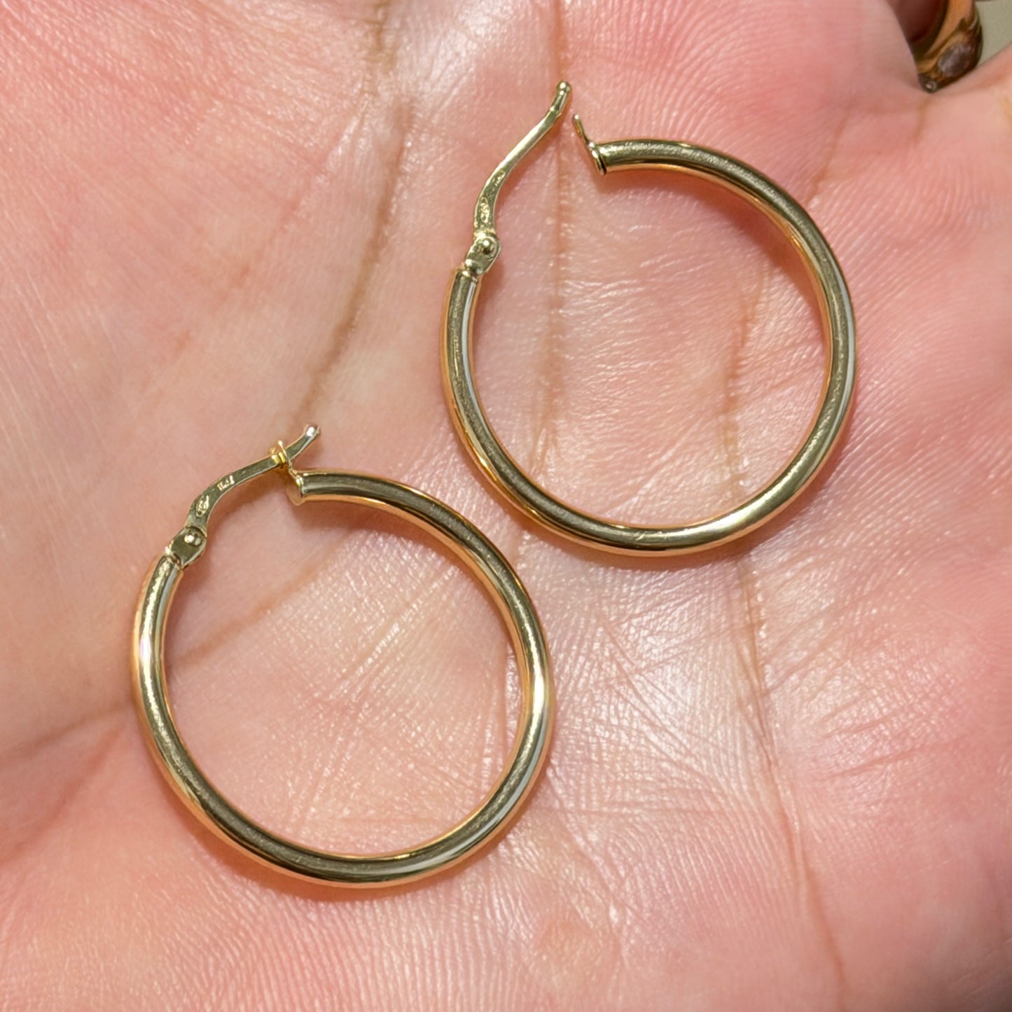 PENDIENTES DE ARO LISA