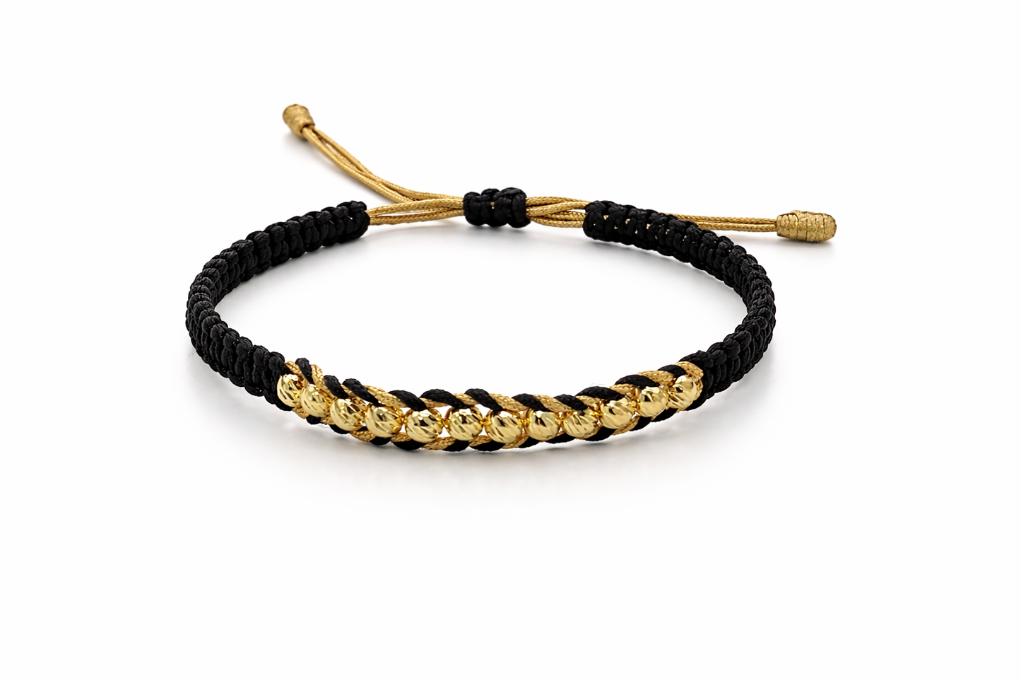 BRACELET WITH GOLD BEADS