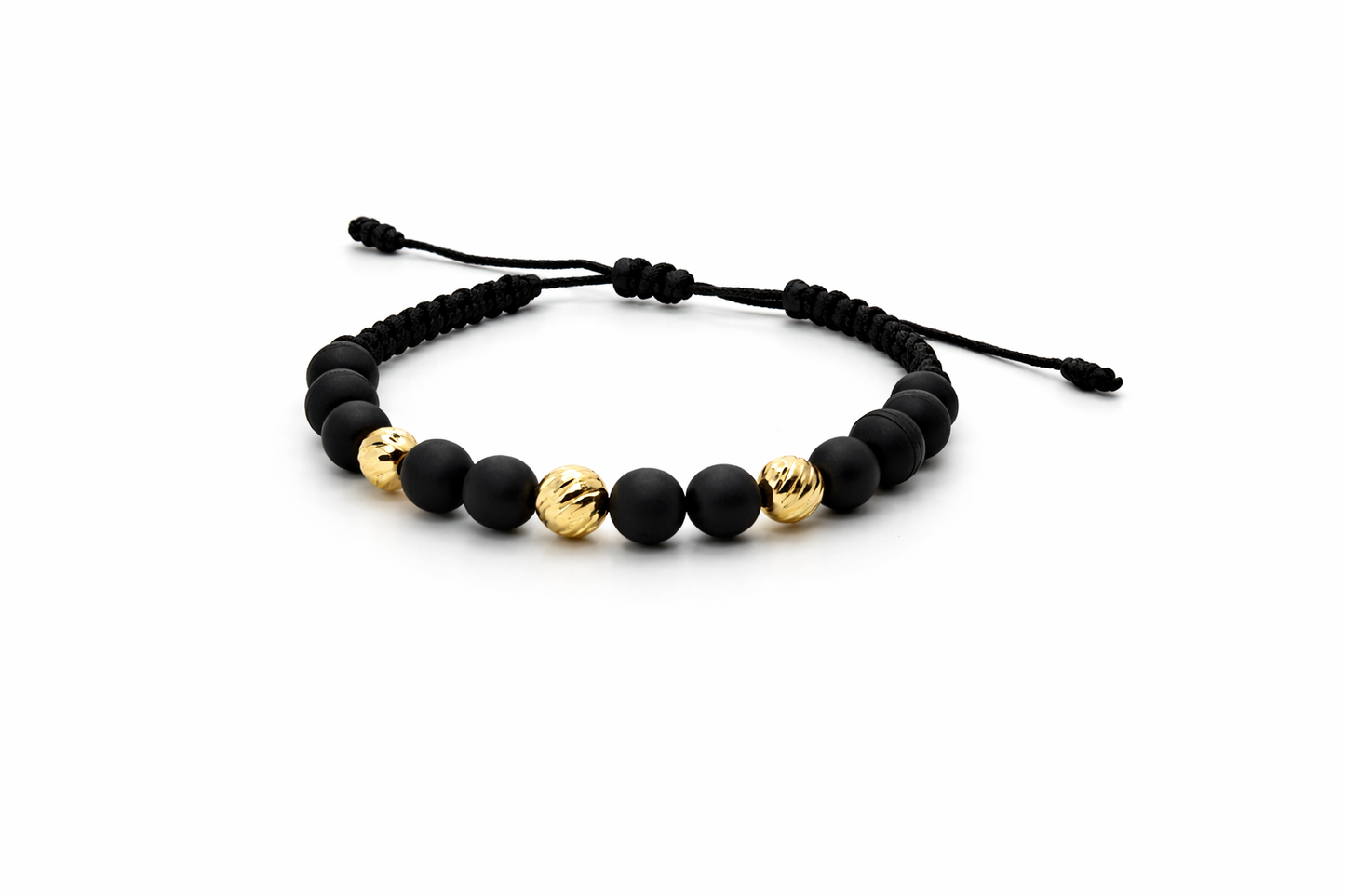 BRACELET WITH GOLD BEADS