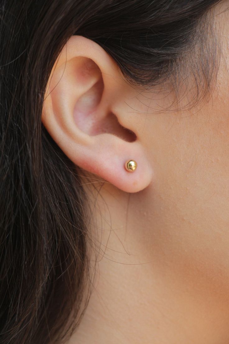 STUD EARRINGS BEAD #3