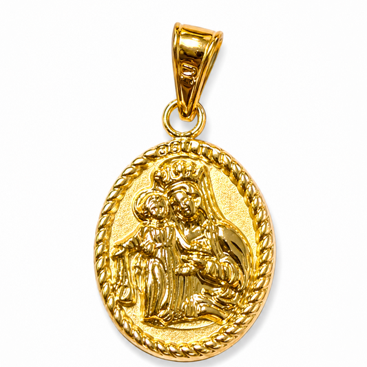COLGANTE MEDIANO VIRGEN DEL CARMEN