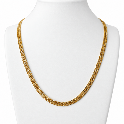Sedusa Chain/ 7.36g/ 60cm/ 5mm/ 18K Italian Gold