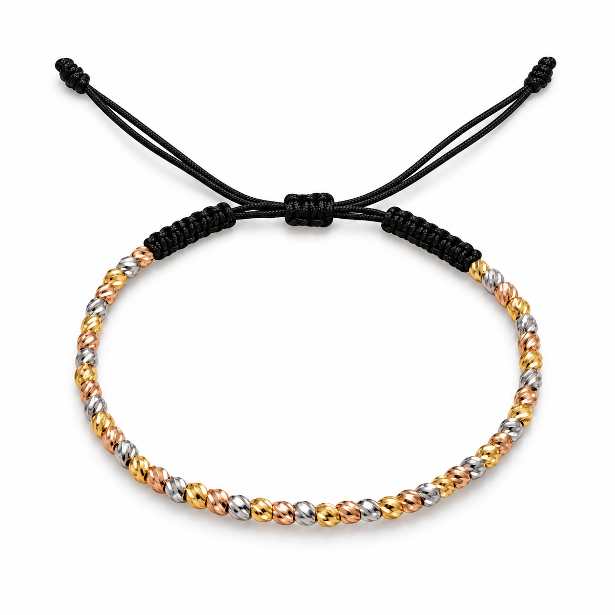 Bracelet with Gold Beads / 2 gr / 3 mm