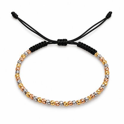 Bracelet with Gold Beads / 2 gr / 3 mm