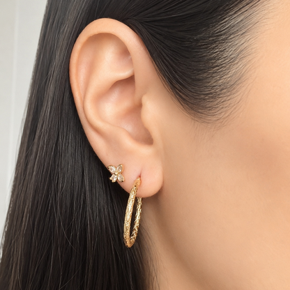 PENDIENTES DE ARO ISA
