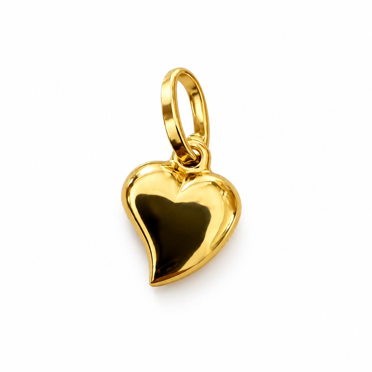 Heart Pendant / 0.6gr / 1.5cm / 18K Italian Gold