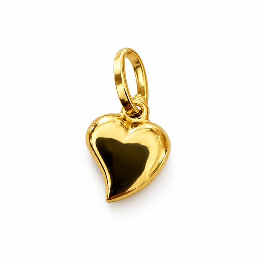 Heart Pendant / 0.6 gr / 1.5 cm / 18K Italian Gold