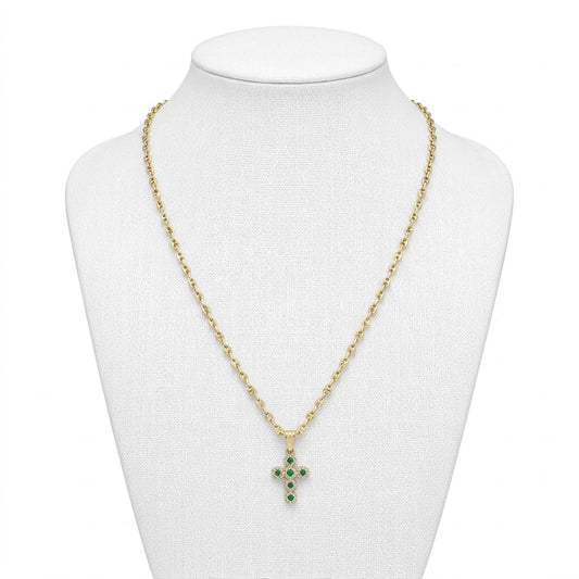 Baby Gc Chain with Pendant / 6.47 gr / 45 cm / 3 mm / 18K Gold