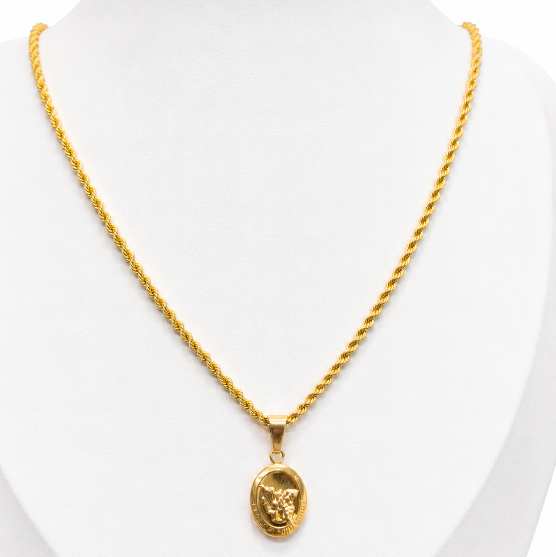 CADENA DE CUERDA CON COLGANTE