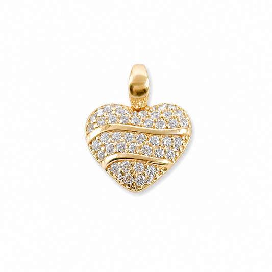 CROSS PENDANT WITH CUBIC ZIRCONIA