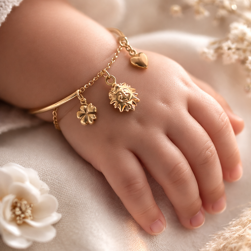 PULSERA PARA BEBÉ CON DIJES