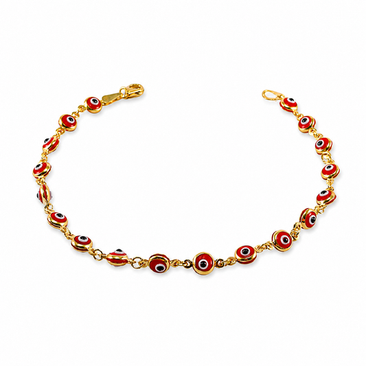RED EVIL EYE BRACELET