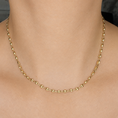 BABY GUCCI CHAIN / 4.6g/ 40cm/ 3mm/ 18k ITALIAN GOLD
