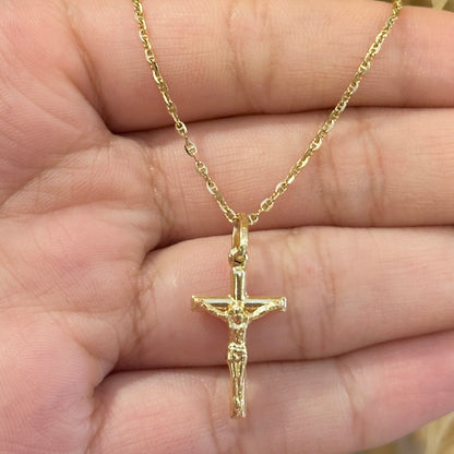 Mini Mariner Chain / 3.24 gr / 45 cm / 1 mm / 18K Italian Gold